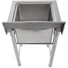 Vask i rustfrit stål 585x600x900mm 1 h kant | Adexa YDRST145A