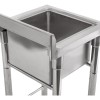 Vask i rustfrit stål 585x600x900mm 1 h kant | Adexa YDRST145A