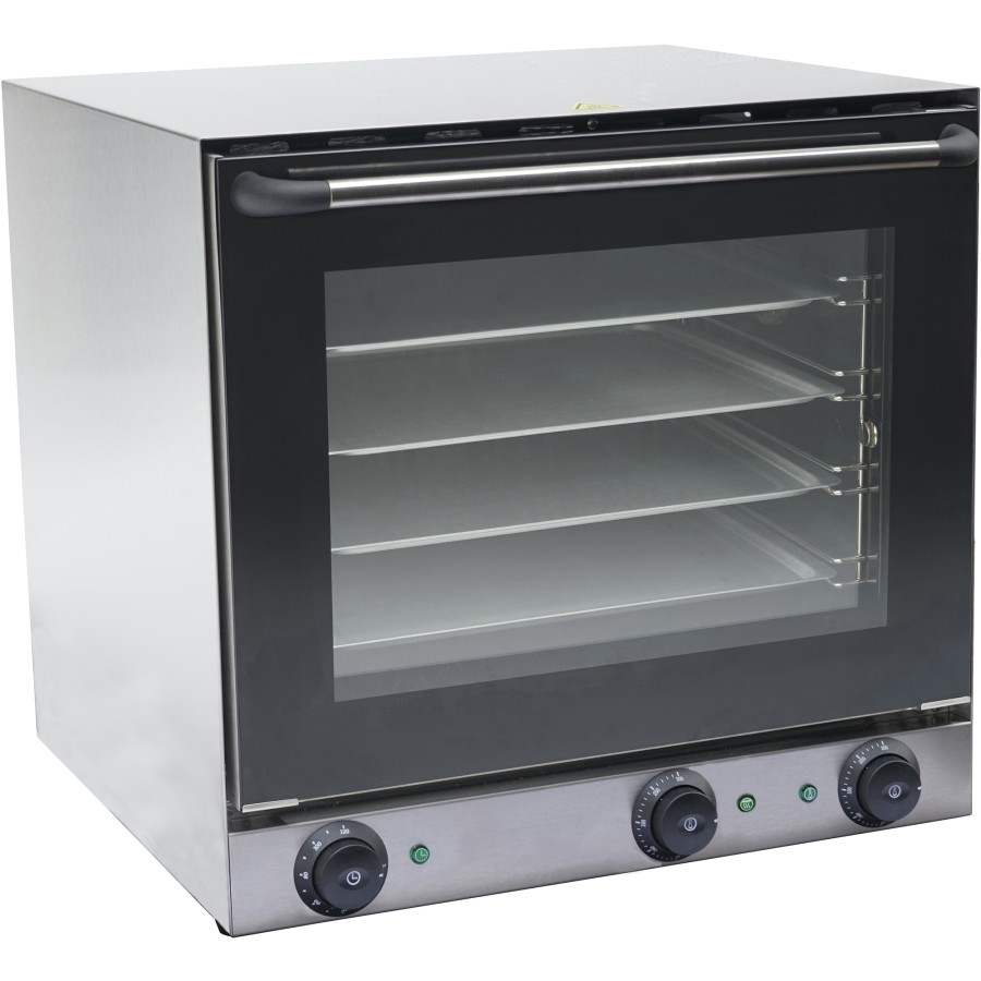 Kommerciel elektrisk konvektionsovn med grill og damp 4 bakker 325x450mm | Adexa YSD4A