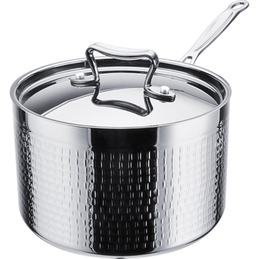 Hamrad Tre-lags gryde 200x125mm 3,9 liter Sølv Adexa C0310026S