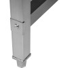 Arbejdsbord til venstre side uden underhylde bagkant bag & venstre 700x700x965mm | Adexa DWL7070L