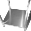 Arbejdsbord til højre eller venstre side Med underhylde Bagkant på 2 sider 600x600x900mm | Adexa DWTL6060LR