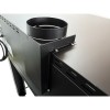 Professionel pizzaovn med stativ, el, 2 kamre, 6+6 pizzaer à 33 cm, 500 °C, mekanisk betjening, 13,2 kW, 400 V, sort | Adexa PS602