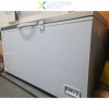 Professionel kummefryser 435 liter med rustfrit stållåg, hjul, LED-belysning & lås | Adexa XF512JA