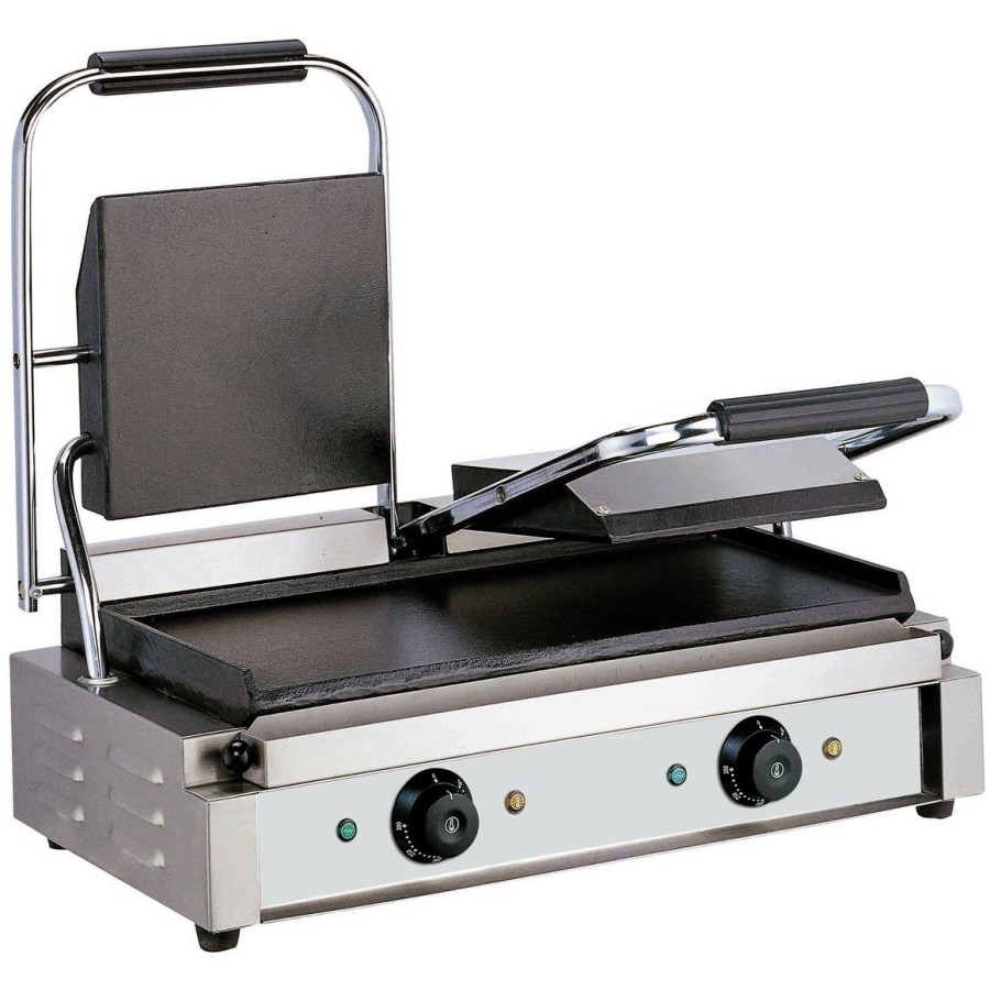 Professionel kontaktgrill dobbelt glat 3,6 kW | Adexa EG03B