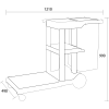 Rengøringsvogn 1210x490x990mm | Adexa GX33G
