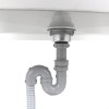 Køkkenvask Rustfrit stål 1 stor kumme kant 2000x700x900mm Firkantede ben | Adexa PSA20070