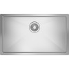 Premium køkkenvask med 1 vask, 750 x 450 x 220 mm, topmontering, rustfrit stål | Adexa SB754522