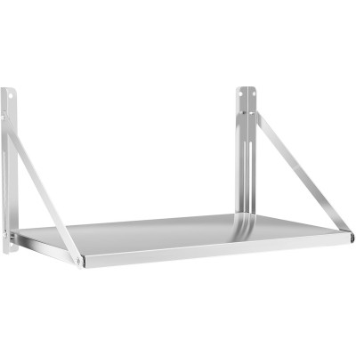 Sammenklappelig væghylde i rustfrit stål 1000x300mm | Adexa 330903