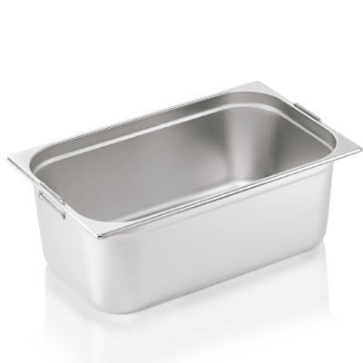 Kantine med håndtag i rustfrit stål GN1/1 Dybde 150mm | Adexa 8116H