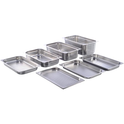 Kantine Perforeret rustfrit stål GN1/1 Dybde 20mm | Adexa 81120P