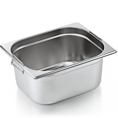 Kantine med håndtag i rustfrit stål GN1/2 Dybde 150mm | Adexa 8126H