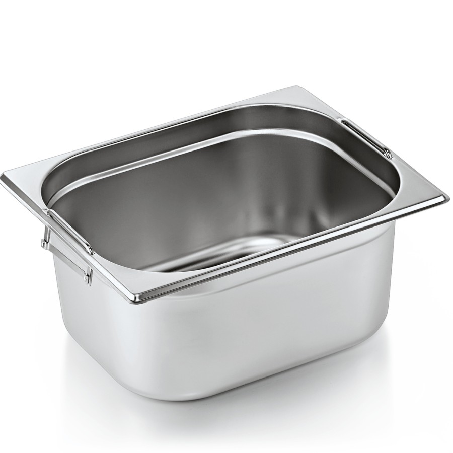 Kantine med håndtag i rustfrit stål GN1/2 Dybde 150mm | Adexa 8126H