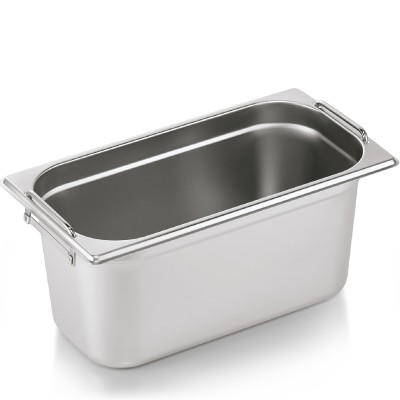 Kantine med håndtag i rustfrit stål GN1/3 Dybde 150mm | Adexa 8136H