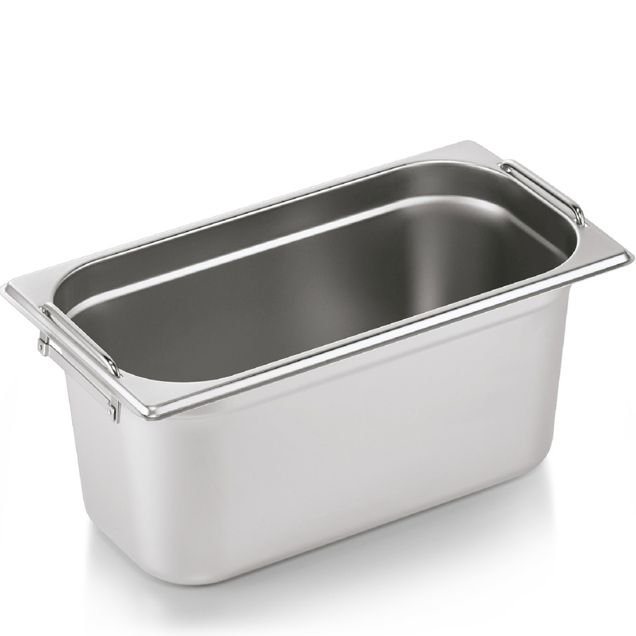 Kantine med håndtag i rustfrit stål GN1/3 Dybde 150mm | Adexa 8136H