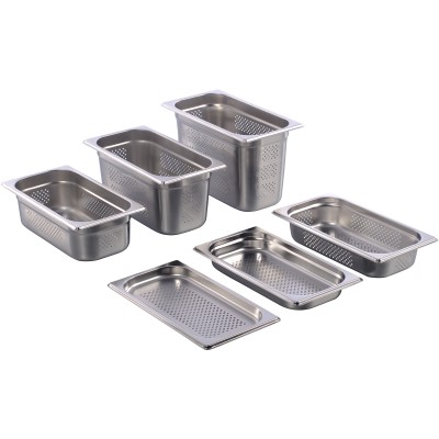 Kantine Perforeret rustfrit stål GN1/3 Dybde 20mm | Adexa 81320P