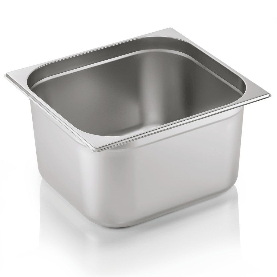 Kantine i rustfrit stål GN2/3 Dybde 200 mm | Adexa 8238