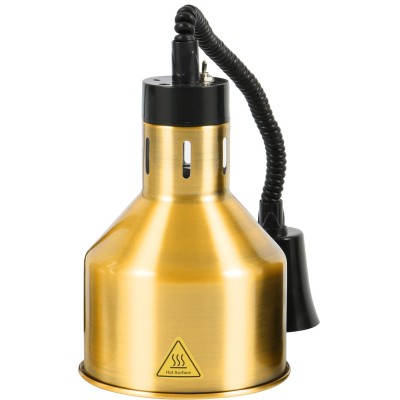 Varmelampe loftsophængt justerbar højde Titanium Gold | Adexa A65121204