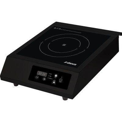Professionel induktionskogeplade/Induktionskomfur 3,5kW Sort | Adexa A83H