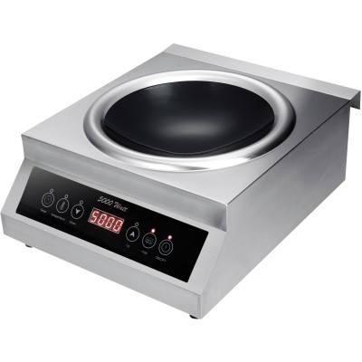 Professionel induktionskomfur wok 5kW Bænktopmodel | Adexa AMCD506W