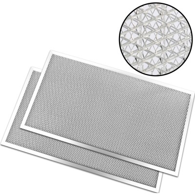 2-pak fedtfilter til storkøkken Aluminium 470x245x10mm | Adexa AMF50251x2