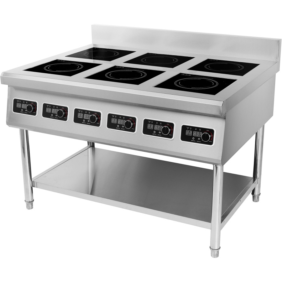 Professionelt induktionskomfur 6x3,5kW | Adexa AMTCD601