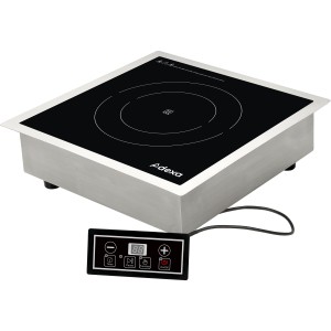 Induktionskogeplade Drop-in / indbygget eller fritstående 350x350x110mm 3,5kW | Adexa C01D