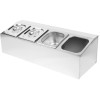 Kantineholder inkl. 4xGN1/6-150mm kantiner og låg | Adexa CHD04AD