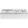 Kantineholder inkl. 2xGN1/6-100mm & 1xGN1/3-100mm kantiner og låg | Adexa CHD04A2