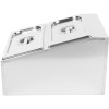 Kantineholder / Ingrediensskakt inkl. 2xGN1/3-150mm kantiner med låg Rustfrit stål | Adexa CHD04BD3
