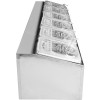 Kantineholder inkl. 6xGN1/6-100mm kantiner og gennemsigtig flip-lås | Adexa CHD06APCFL