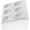 Kantineholder inkl. 6xGN1/6-100mm kantiner og gennemsigtig flip-lås | Adexa CHD06BPCFL