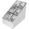 Kantineholder inkl. 3xGN1/6 + 3xGN1/9 kantiner med spande | Adexa CHM01PCFL