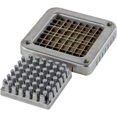 Knivgitter og trykblok 0,95x0,95cm til kartoffel-/Pommes frites-skærer | Adexa CP38