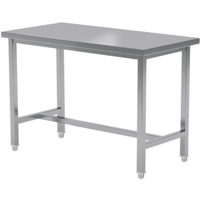 Arbejdsbord i rustfrit stål uden underhylde 1400x800x900mm | Adexa CT80140
