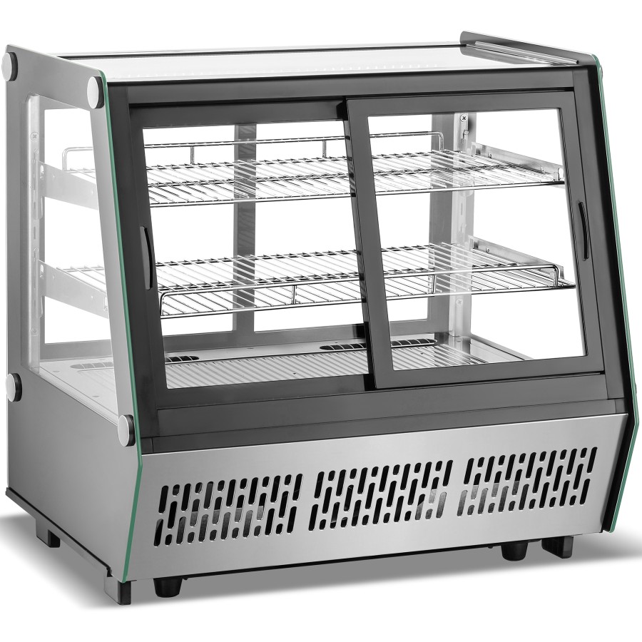 Kølemontre 160 liter Åbner for og bag 2 hylder Sort | Adexa CW1601