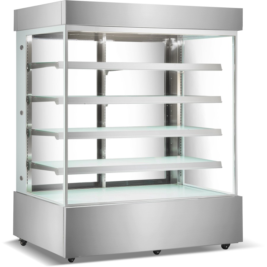 Butikskøleskab / Vægkøleskab 1535 liter 4 hylder Rustfrit stål & Hvid | Adexa CW2000