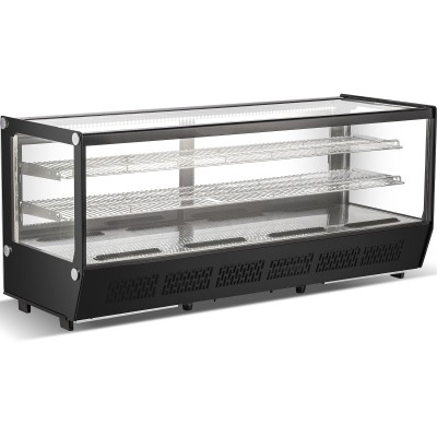 Køleskabsdisk 268 liter 2 hylder Sort | Adexa CW250BLACK