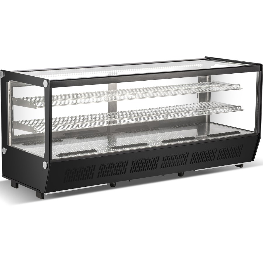 Køleskabsdisk 268 liter 2 hylder Sort | Adexa CW250BLACK