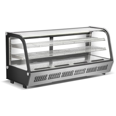 Display Køleskab 268 liter 2 hylder Rustfrit stål/sort | Adexa CW250R