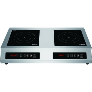Professionel dobbelt induktionskogeplade/induktionskomfur 2 x 3,5 kW | Adexa CX002