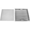 Labyrintfilter/flammebeskyttelsesfilter og premium fedtfilter med håndtag i rustfrit stål/aluminium 500x250x40mm | Adexa DCF50254SM