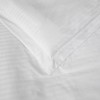 Dynebetrækssæt Dynebetræk & Pudebetræk Satin 150x210cm/50x60cm 300TC Hvid | Siexa DCPC1502103