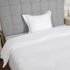 Eksklusivt dynebetræk Dynebetræk og pudebetræk Hvid 100% bambus 220x220cm/50x60cm 300TC | Siexa DCPC2202201