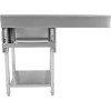 Vask til opvaskemaskiner 1 højre Underhylde kant 1200x600x910mm | Adexa DSB1260R