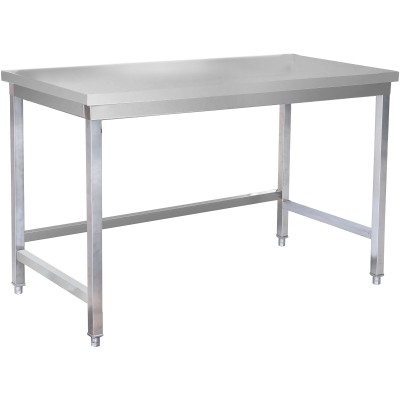 Premium Arbejdsbord i rustfrit stål 800x700x980mm | Adexa DW8070WO