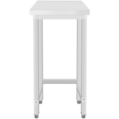 Arbejdsbord i rustfrit stål uden underhylde 300x600x965mm | Adexa DW3060WO