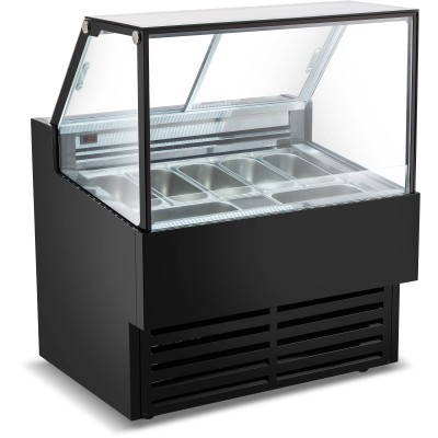 Isdisk til 7 isbakker Lige front Sort | Adexa DW7B