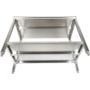 Arbejdsbord i rustfrit stål Underhylde 1000x800x900mm | Adexa DWT80100