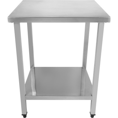 Arbejdsbord i rustfrit stål Underhylde 1000x800x900mm | Adexa DWT80100